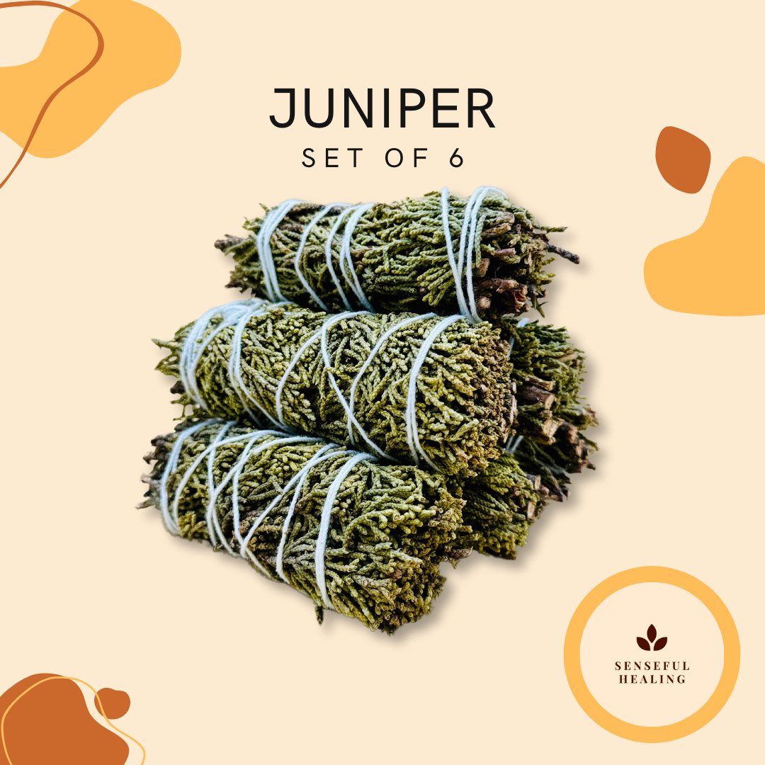 Juniper Smudge Sticks (6 Pack) - Senseful Healing | juniper sage sage sets