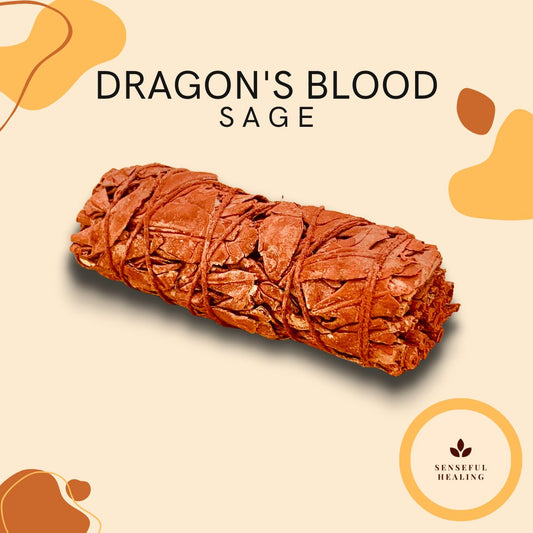 Dragon's Blood (Red) Sage (4 inches) - Senseful Healing | dragon's blood sage singles & more