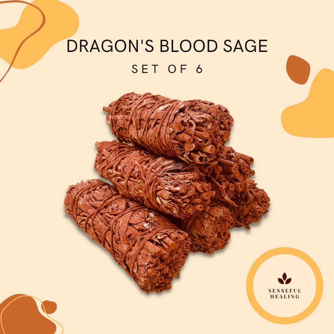 Dragon's Blood Sage (6 Pack) - Senseful Healing | dragon's blood sage sage sets