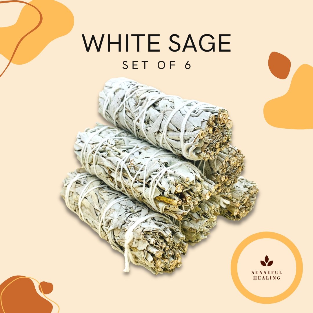 White Sage (6 Pack) - Senseful Healing | sage sets white sage